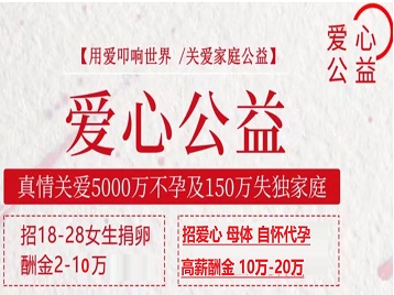 北湖捐卵助孕生子 爱心志愿者招募